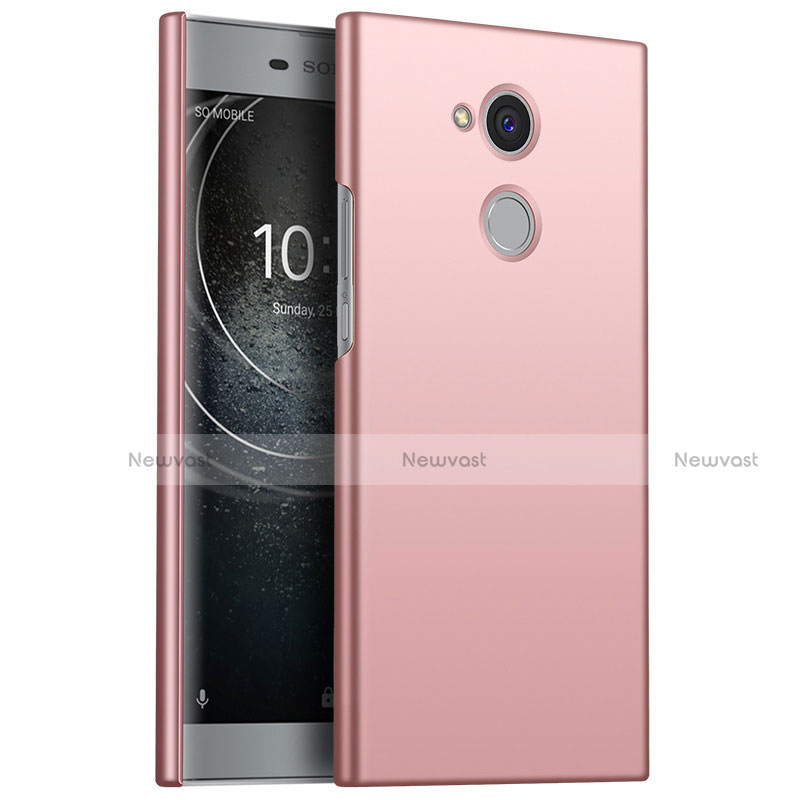 Hard Rigid Plastic Matte Finish Case Back Cover M01 for Sony Xperia L2 Rose Gold