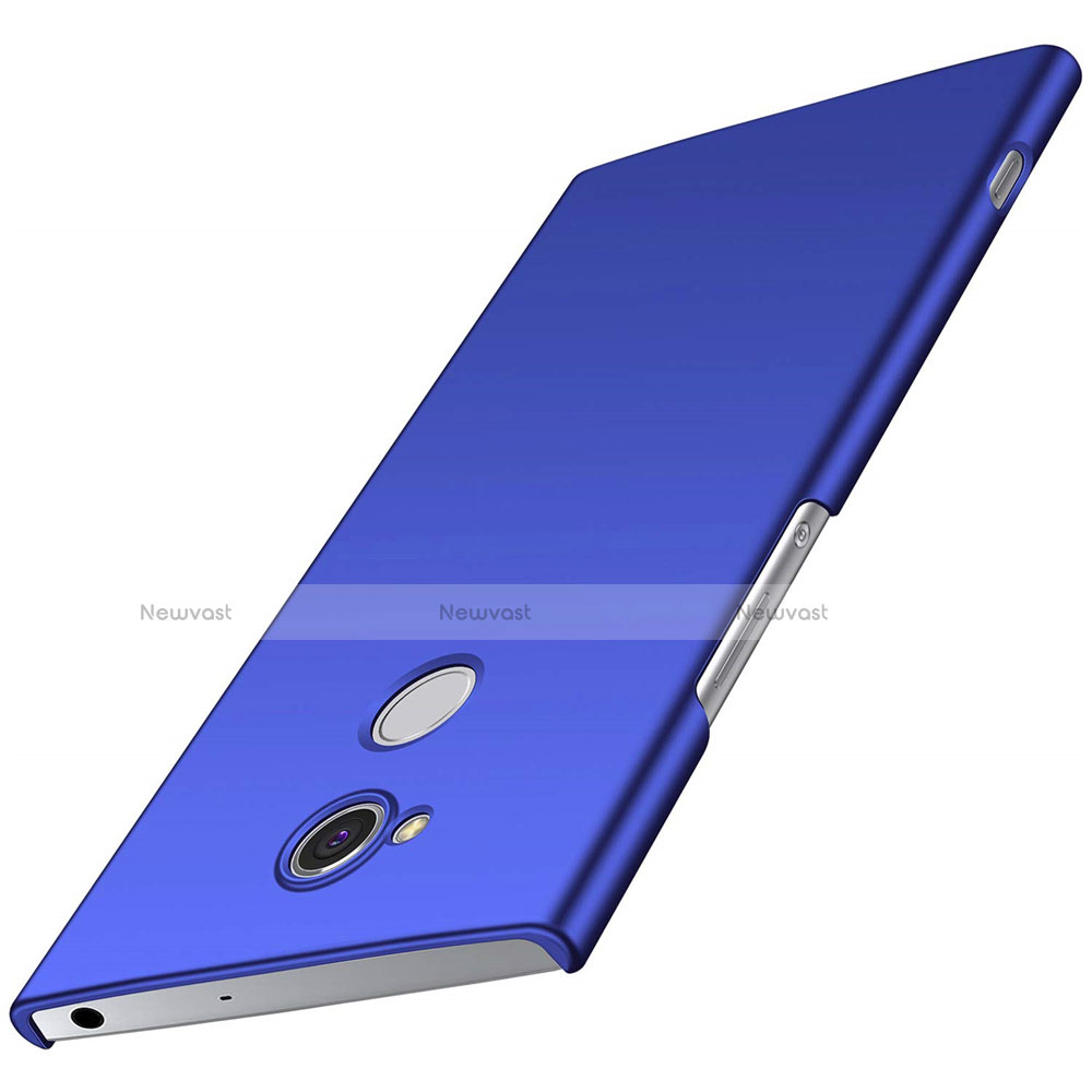 Hard Rigid Plastic Matte Finish Case Back Cover M01 for Sony Xperia XA2 Blue