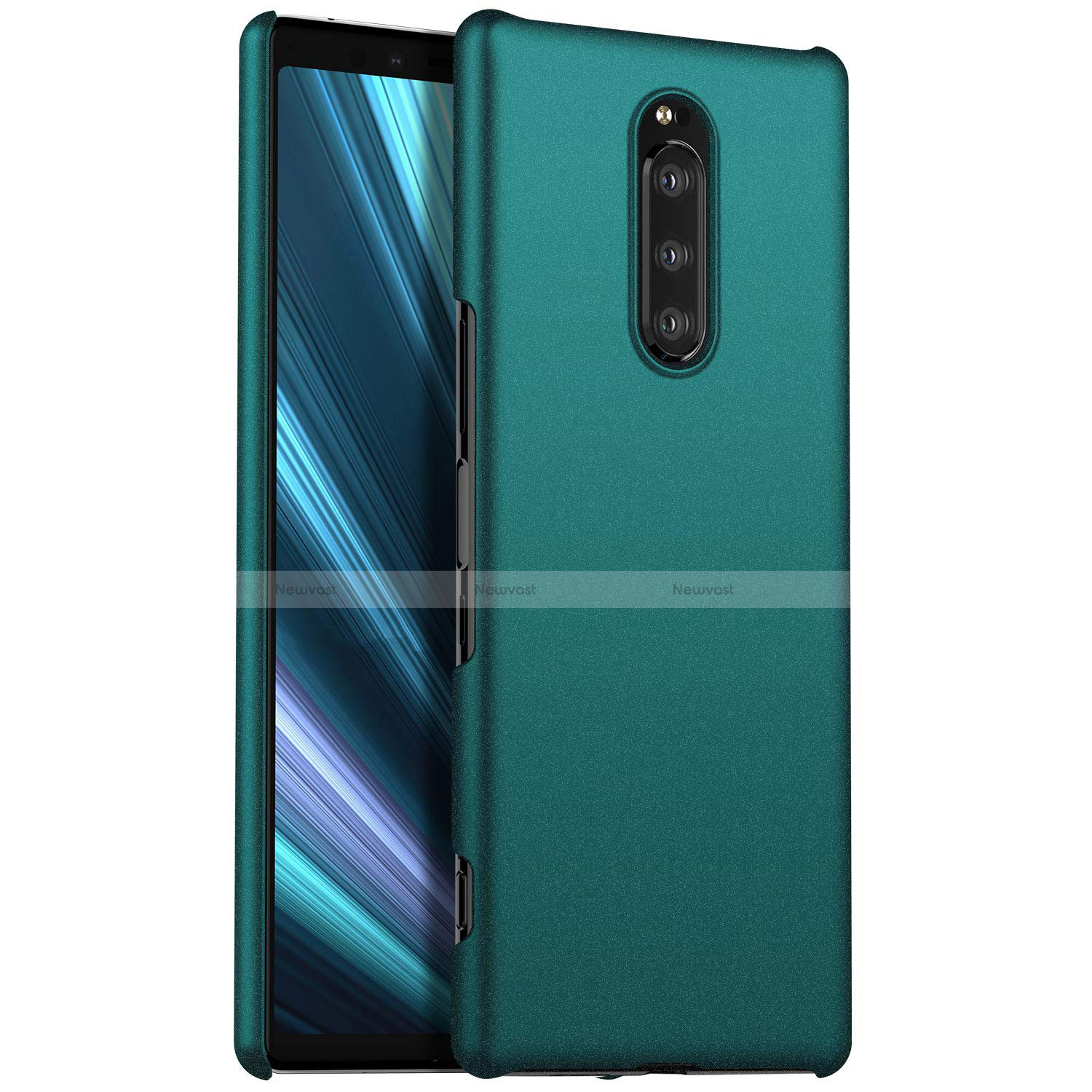 Hard Rigid Plastic Matte Finish Case Back Cover M01 for Sony Xperia XZ4 Green