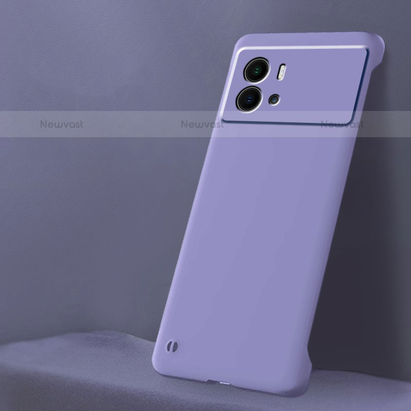 Hard Rigid Plastic Matte Finish Case Back Cover M01 for Vivo iQOO 9 5G Clove Purple