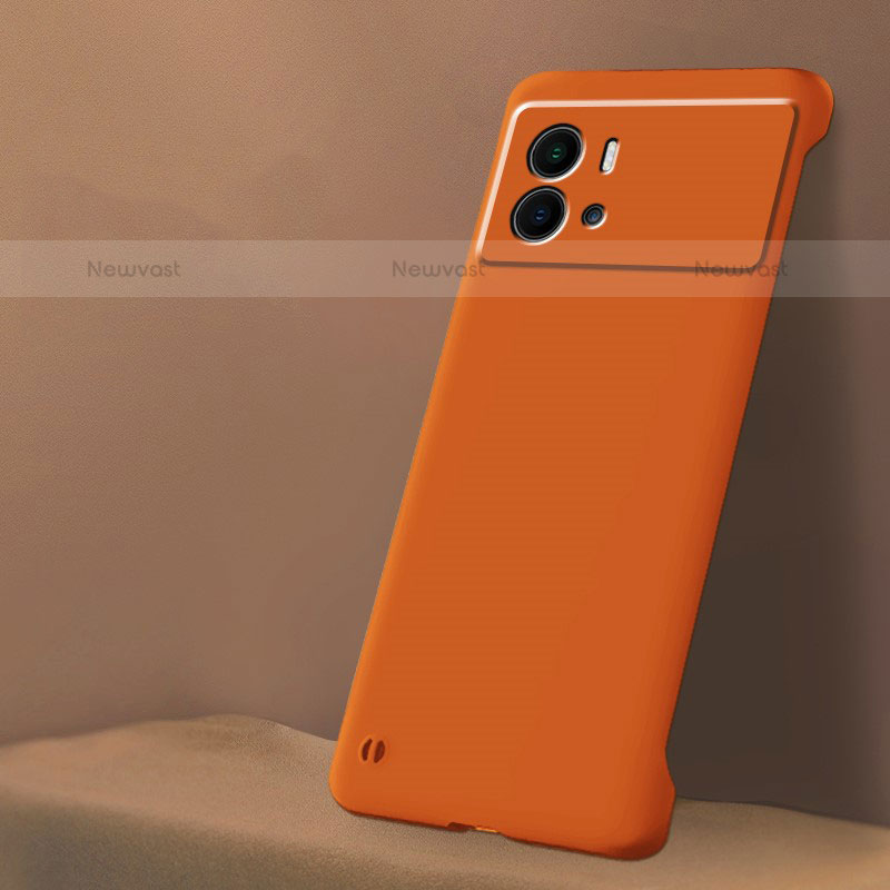 Hard Rigid Plastic Matte Finish Case Back Cover M01 for Vivo iQOO 9 Pro 5G Orange