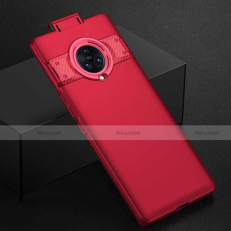 Hard Rigid Plastic Matte Finish Case Back Cover M01 for Vivo Nex 3S Red