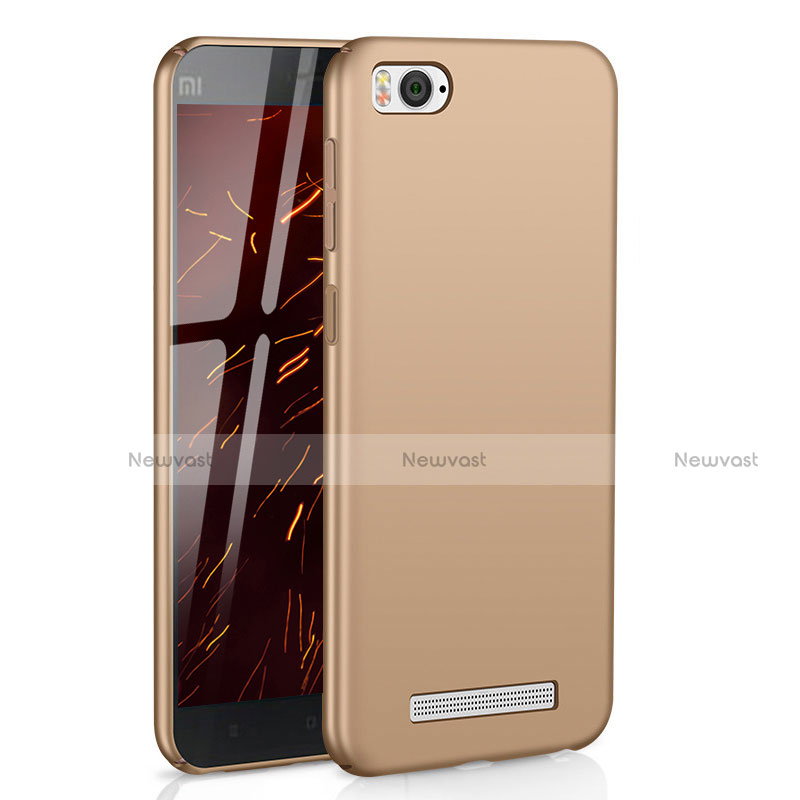 Hard Rigid Plastic Matte Finish Case Back Cover M01 for Xiaomi Mi 4C Gold