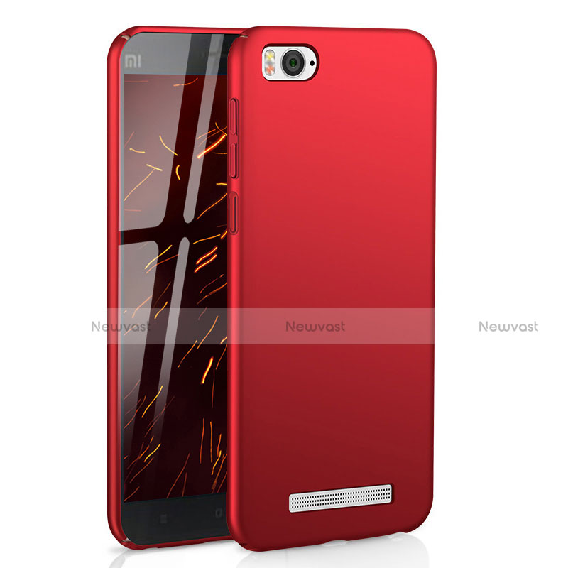 Hard Rigid Plastic Matte Finish Case Back Cover M01 for Xiaomi Mi 4C Red