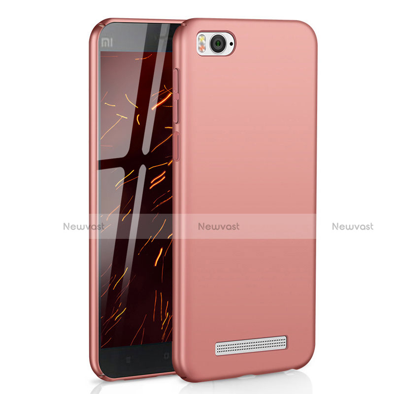 Hard Rigid Plastic Matte Finish Case Back Cover M01 for Xiaomi Mi 4i Rose Gold