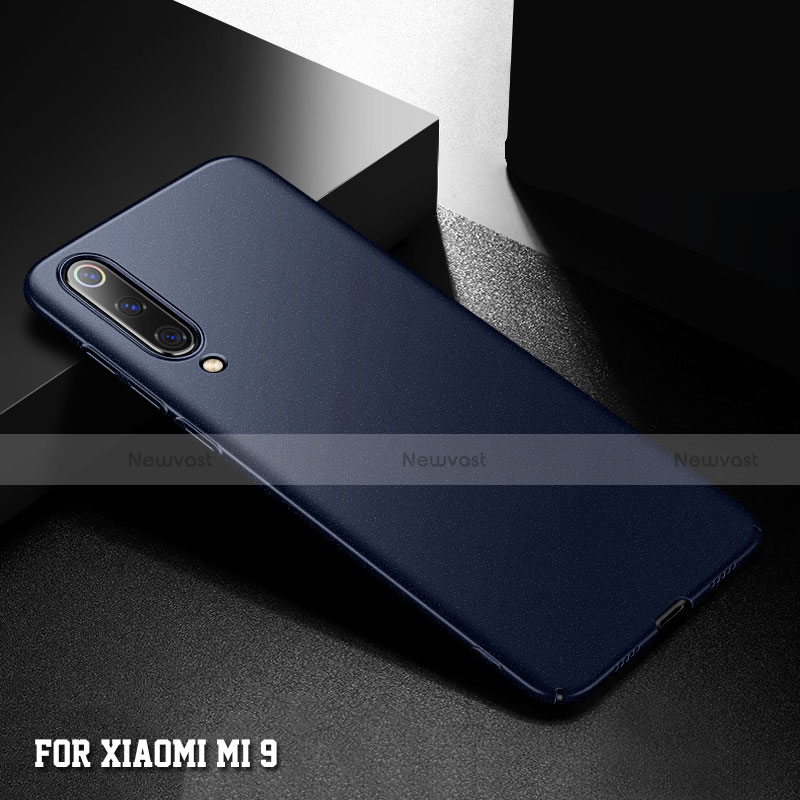 Hard Rigid Plastic Matte Finish Case Back Cover M01 for Xiaomi Mi 9 Blue