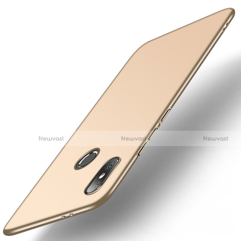 Hard Rigid Plastic Matte Finish Case Back Cover M01 for Xiaomi Mi A2 Gold