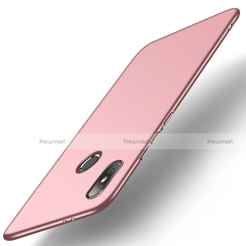 Hard Rigid Plastic Matte Finish Case Back Cover M01 for Xiaomi Mi A2 Rose Gold