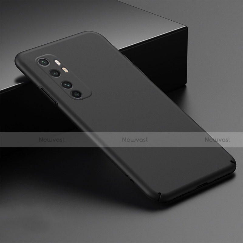 Hard Rigid Plastic Matte Finish Case Back Cover M01 for Xiaomi Mi Note 10 Lite Black