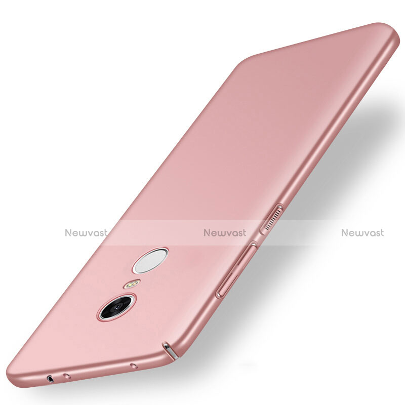 Hard Rigid Plastic Matte Finish Case Back Cover M01 for Xiaomi Redmi 5 Plus Rose Gold