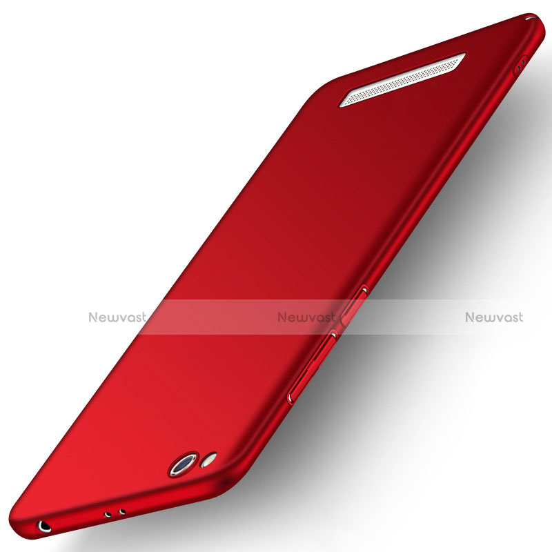 Hard Rigid Plastic Matte Finish Case Back Cover M01 for Xiaomi Redmi 5A Red