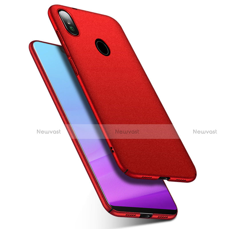 Hard Rigid Plastic Matte Finish Case Back Cover M01 for Xiaomi Redmi 6 Pro Red