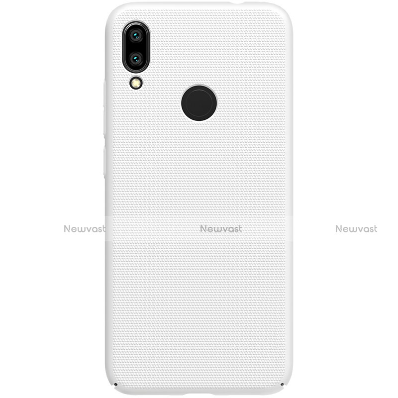 Hard Rigid Plastic Matte Finish Case Back Cover M01 for Xiaomi Redmi 7 White