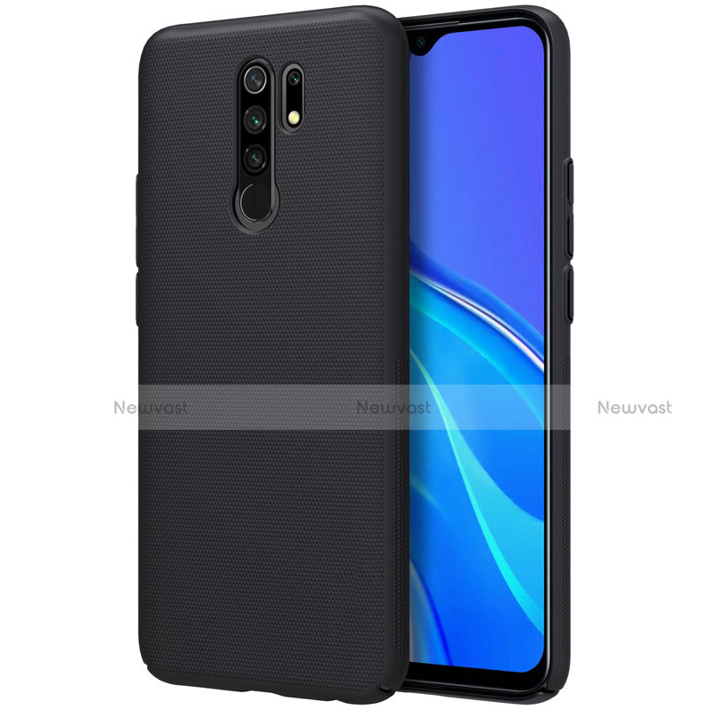 Hard Rigid Plastic Matte Finish Case Back Cover M01 for Xiaomi Redmi 9 Prime India Black