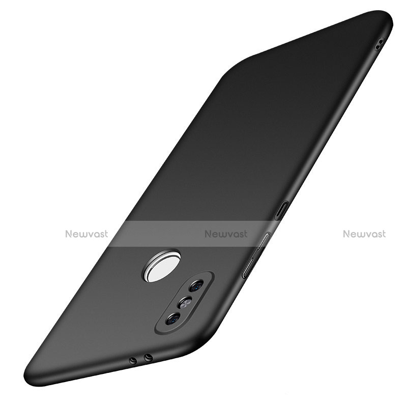 Hard Rigid Plastic Matte Finish Case Back Cover M01 for Xiaomi Redmi Note 5 AI Dual Camera Black