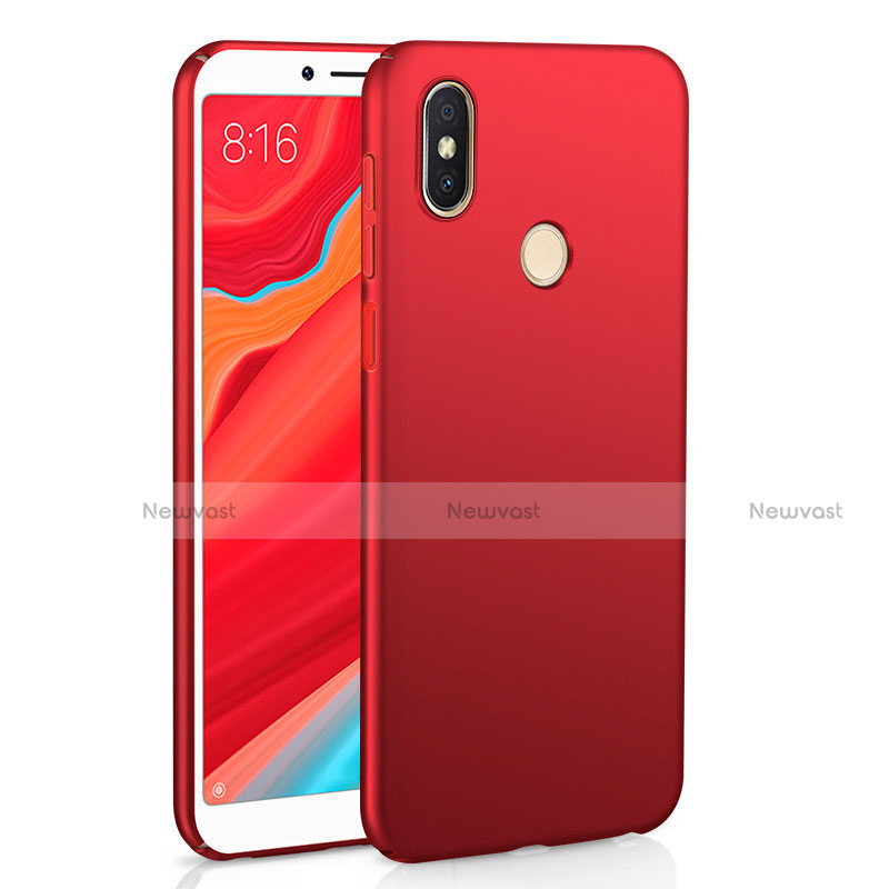 Hard Rigid Plastic Matte Finish Case Back Cover M01 for Xiaomi Redmi S2 Red