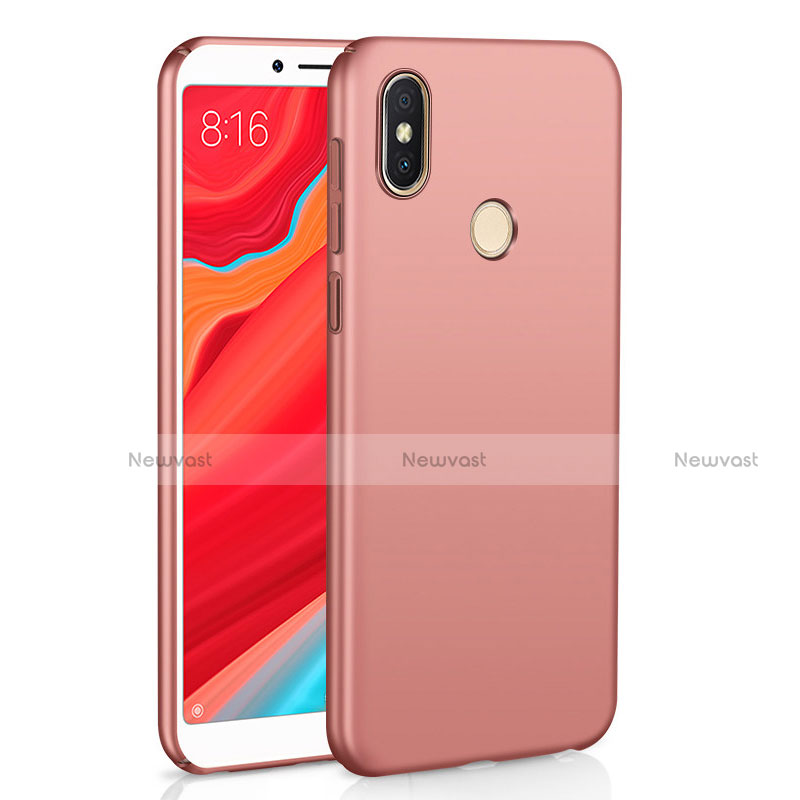 Hard Rigid Plastic Matte Finish Case Back Cover M01 for Xiaomi Redmi S2 Rose Gold