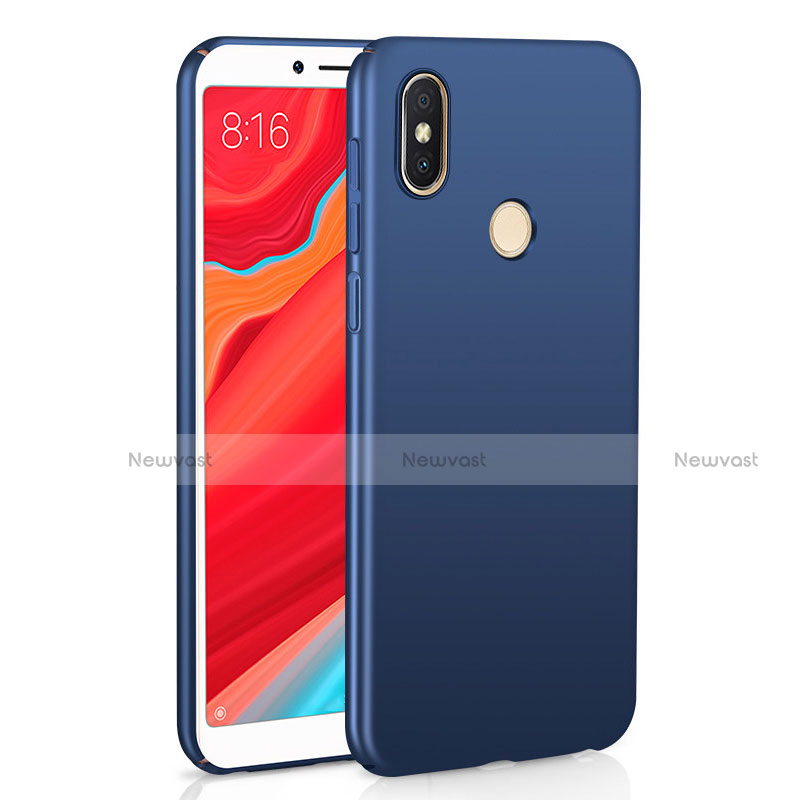 Hard Rigid Plastic Matte Finish Case Back Cover M01 for Xiaomi Redmi Y2 Blue