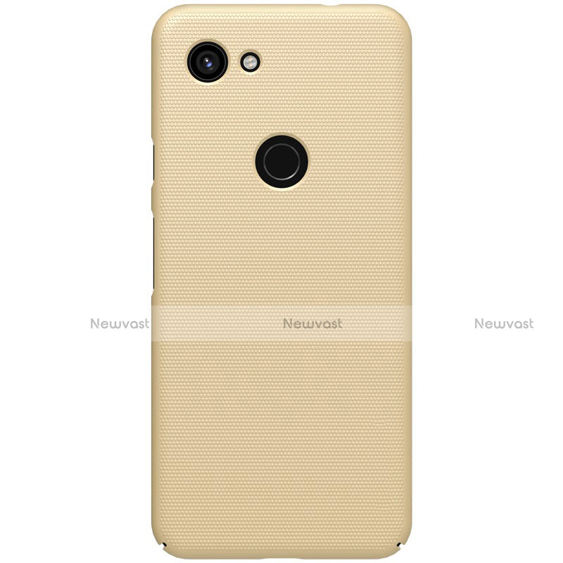 Hard Rigid Plastic Matte Finish Case Back Cover M02 for Google Pixel 3a Gold