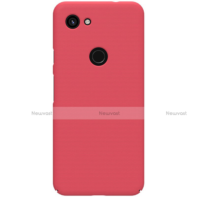 Hard Rigid Plastic Matte Finish Case Back Cover M02 for Google Pixel 3a XL Red