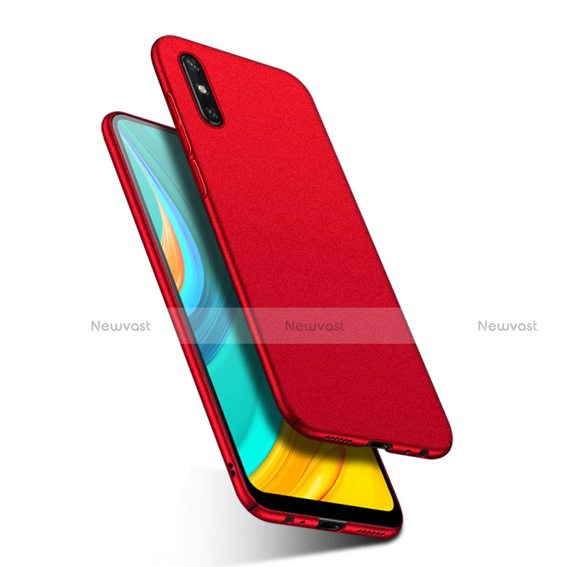 Hard Rigid Plastic Matte Finish Case Back Cover M02 for Huawei Enjoy 10e Red