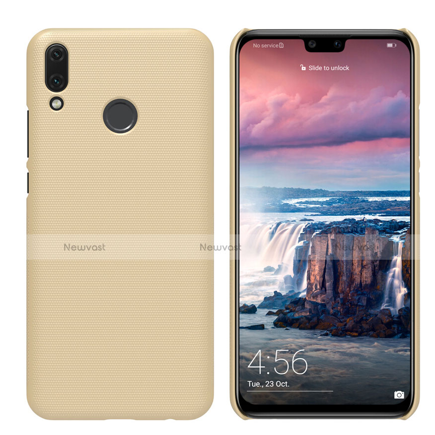 Hard Rigid Plastic Matte Finish Case Back Cover M02 for Huawei Enjoy 9 Plus Gold