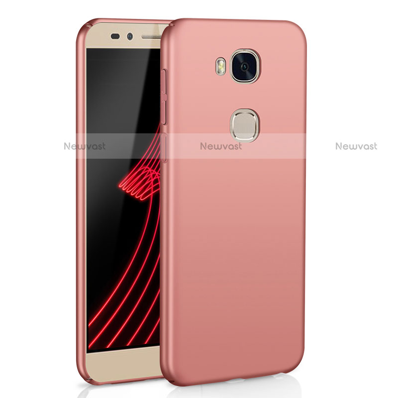 Hard Rigid Plastic Matte Finish Case Back Cover M02 for Huawei Honor 5X Rose Gold