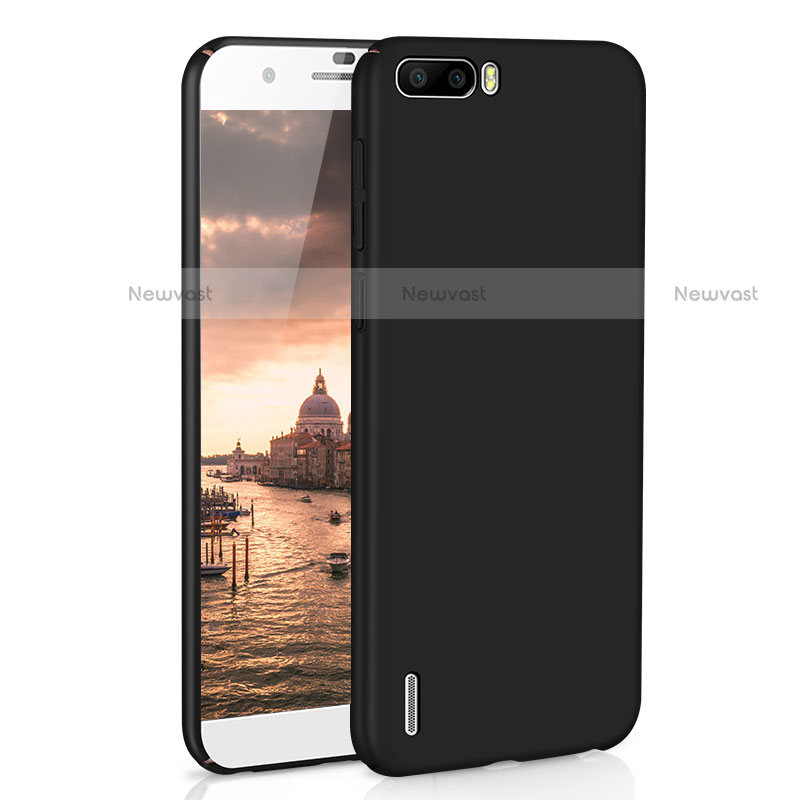 Hard Rigid Plastic Matte Finish Case Back Cover M02 for Huawei Honor 6 Plus Black