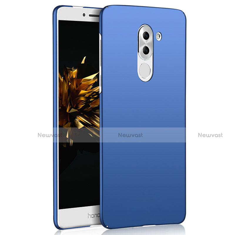 Hard Rigid Plastic Matte Finish Case Back Cover M02 for Huawei Honor 6X Blue