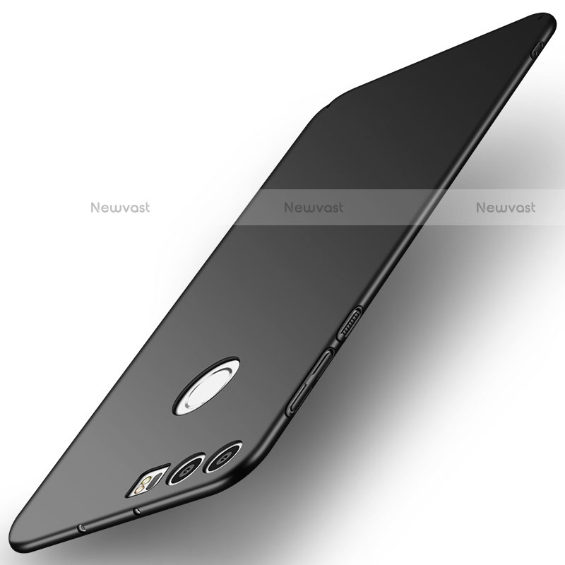 Hard Rigid Plastic Matte Finish Case Back Cover M02 for Huawei Honor 8 Black