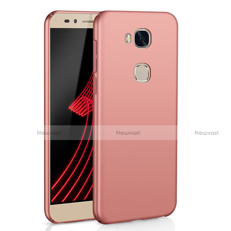 Hard Rigid Plastic Matte Finish Case Back Cover M02 for Huawei Honor X5 Rose Gold