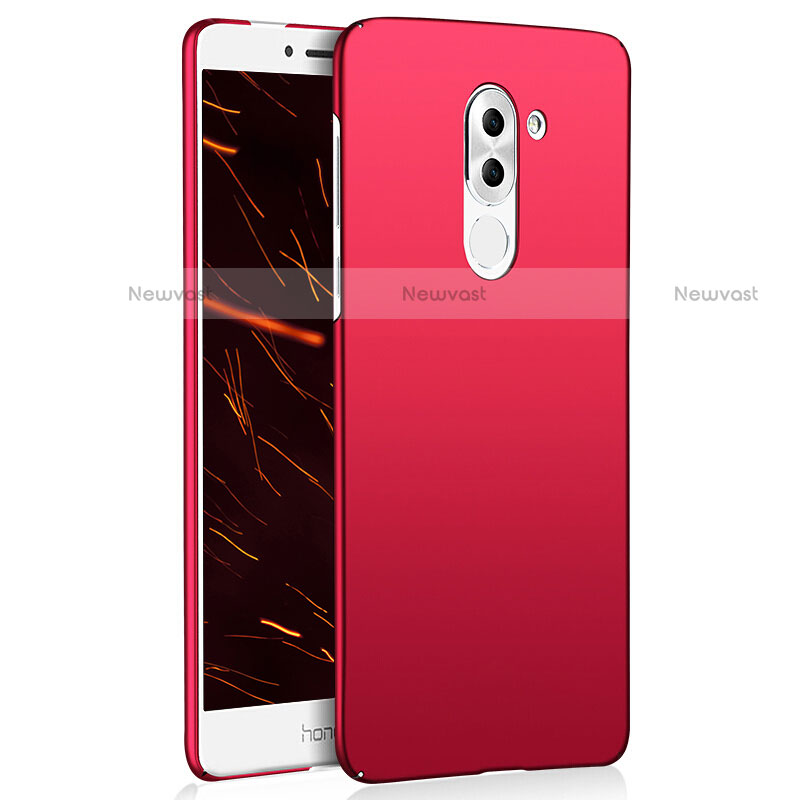 Hard Rigid Plastic Matte Finish Case Back Cover M02 for Huawei Mate 9 Lite Red