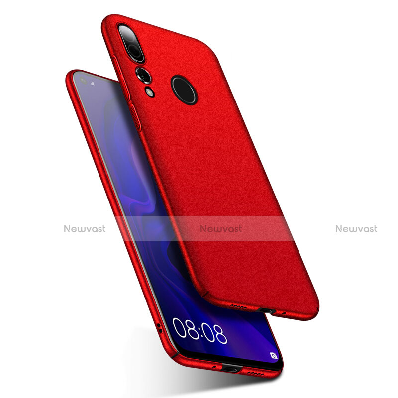 Hard Rigid Plastic Matte Finish Case Back Cover M02 for Huawei Nova 4 Red