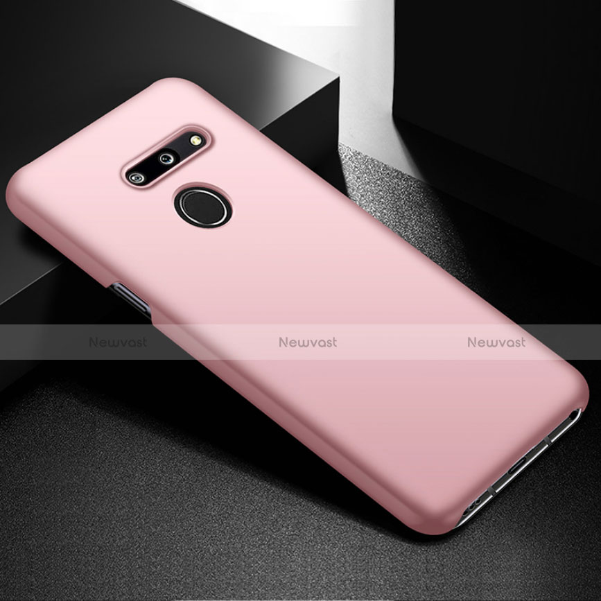 Hard Rigid Plastic Matte Finish Case Back Cover M02 for LG G8 ThinQ Rose Gold