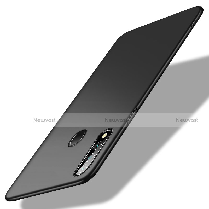 Hard Rigid Plastic Matte Finish Case Back Cover M02 for Oppo A8 Black