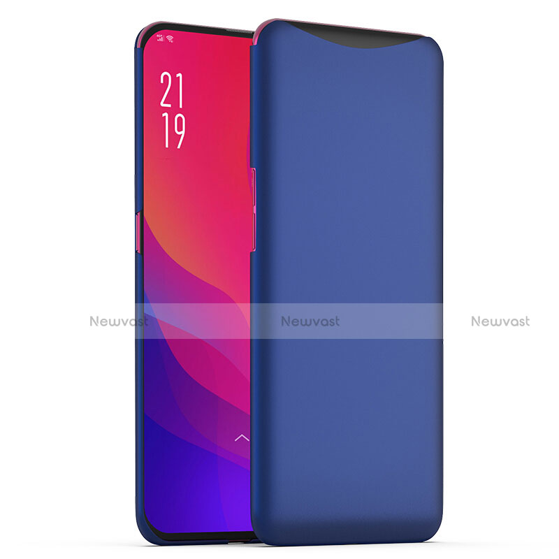 Hard Rigid Plastic Matte Finish Case Back Cover M02 for Oppo Find X Blue