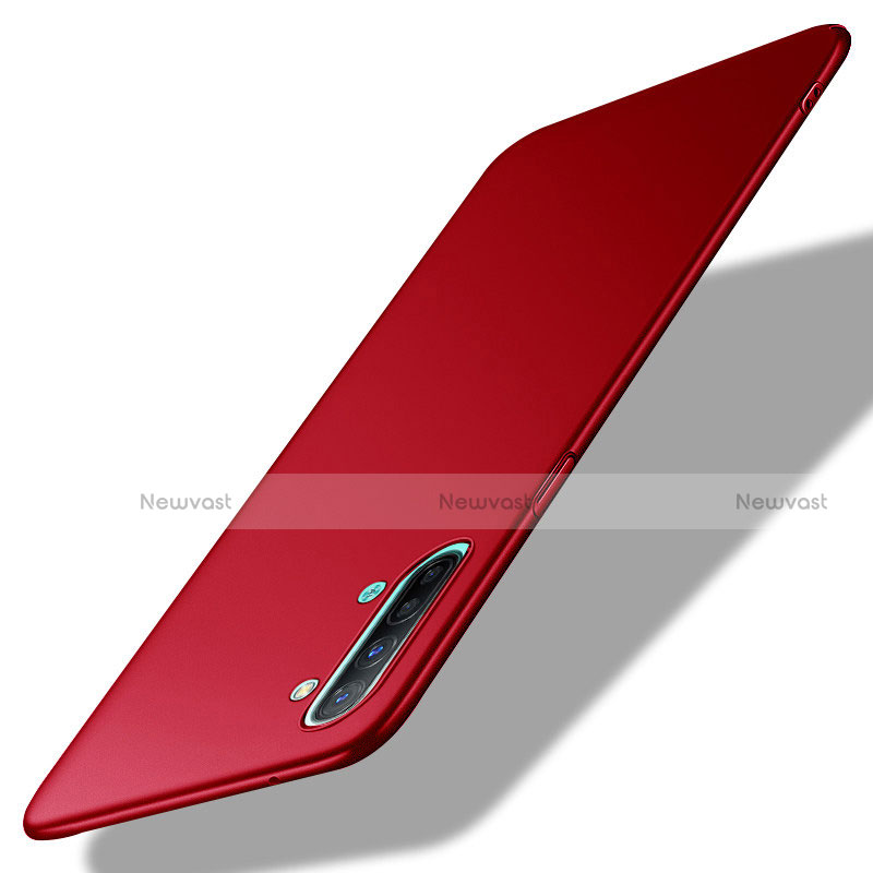 Hard Rigid Plastic Matte Finish Case Back Cover M02 for Oppo K7 5G Red