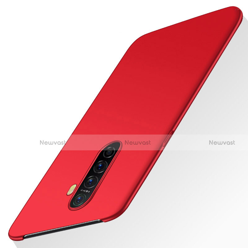 Hard Rigid Plastic Matte Finish Case Back Cover M02 for Oppo Reno Ace Red