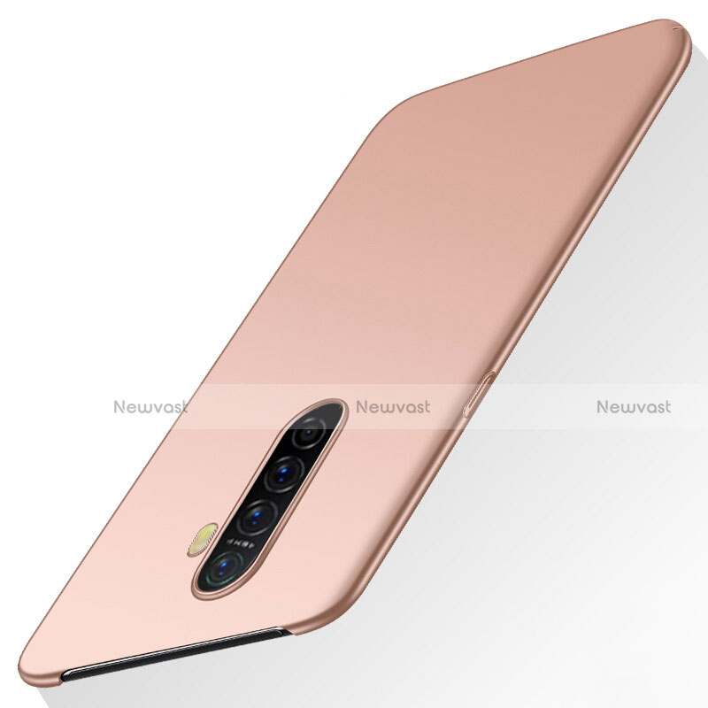 Hard Rigid Plastic Matte Finish Case Back Cover M02 for Oppo Reno Ace Rose Gold