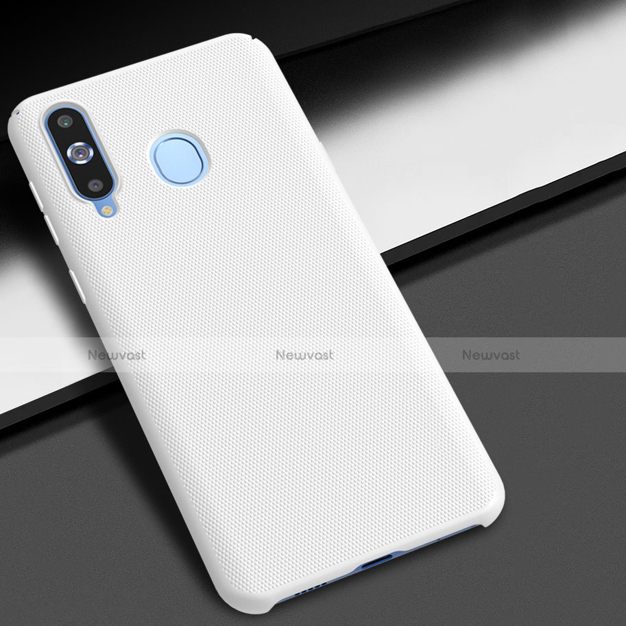 Hard Rigid Plastic Matte Finish Case Back Cover M02 for Samsung Galaxy A8s SM-G8870 White