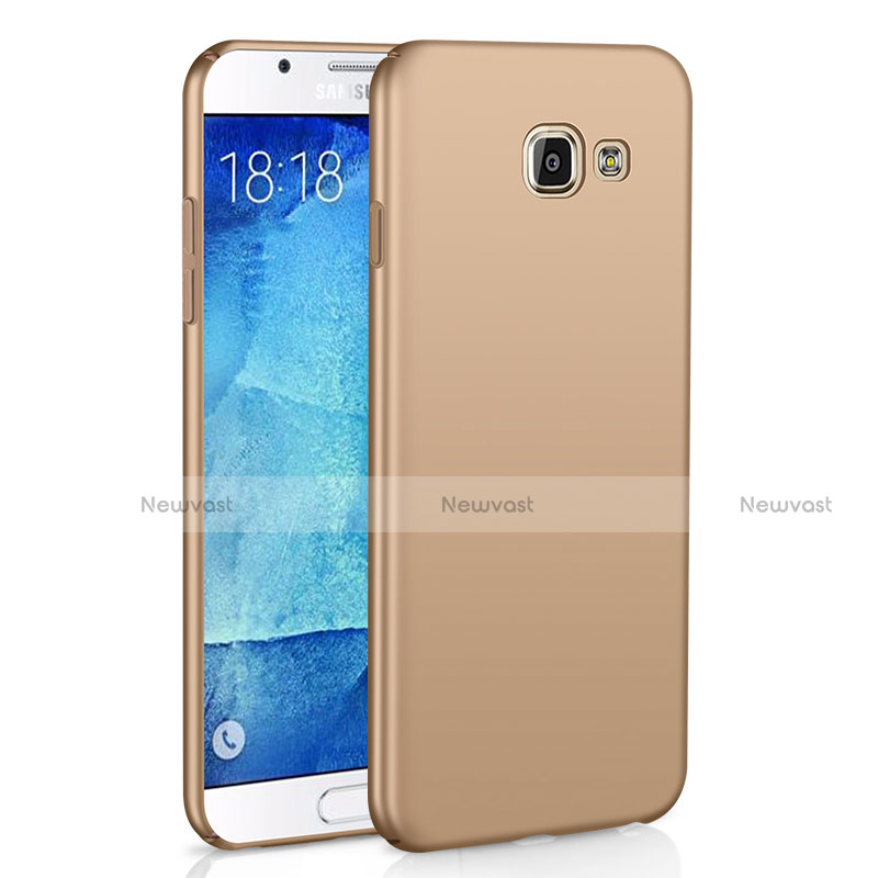 Hard Rigid Plastic Matte Finish Case Back Cover M02 for Samsung Galaxy A9 Pro (2016) SM-A9100 Gold