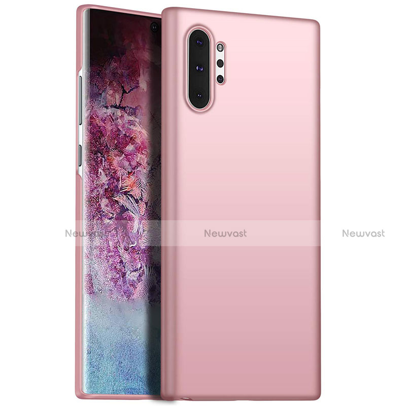 Hard Rigid Plastic Matte Finish Case Back Cover M02 for Samsung Galaxy Note 10 Plus 5G Rose Gold