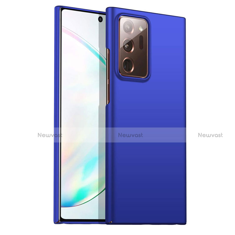 Hard Rigid Plastic Matte Finish Case Back Cover M02 for Samsung Galaxy Note 20 Ultra 5G Blue