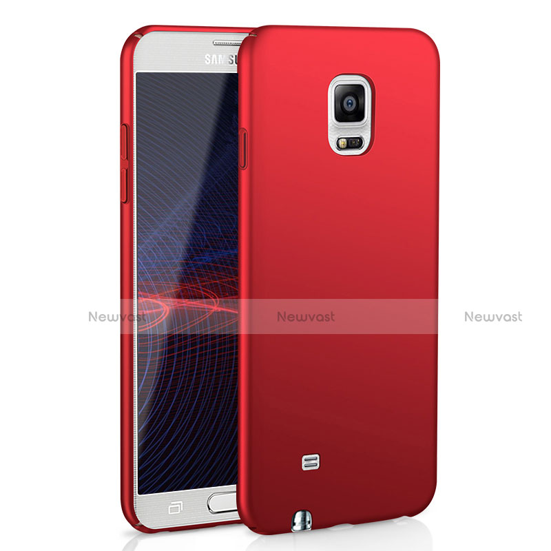 Hard Rigid Plastic Matte Finish Case Back Cover M02 for Samsung Galaxy Note 4 Duos N9100 Dual SIM Red