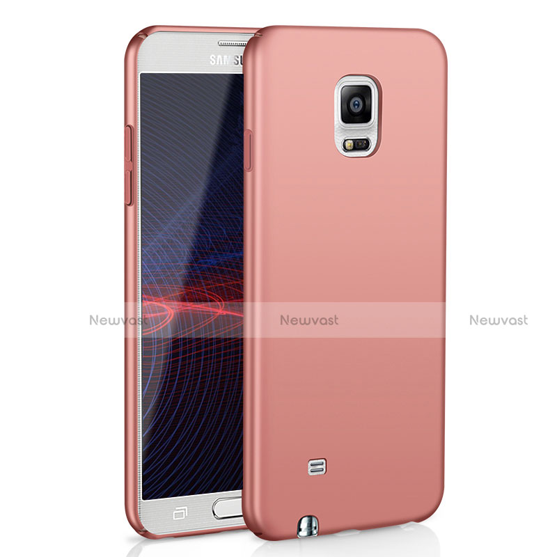 Hard Rigid Plastic Matte Finish Case Back Cover M02 for Samsung Galaxy Note 4 Duos N9100 Dual SIM Rose Gold