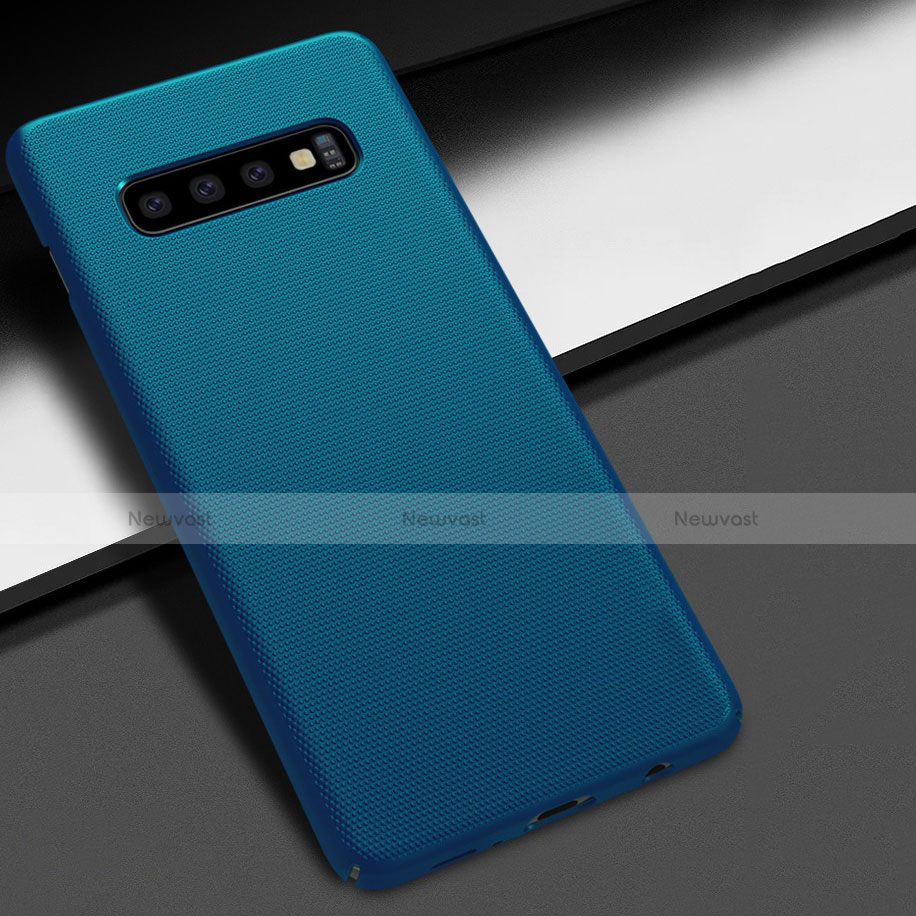 Hard Rigid Plastic Matte Finish Case Back Cover M02 for Samsung Galaxy S10 5G Blue