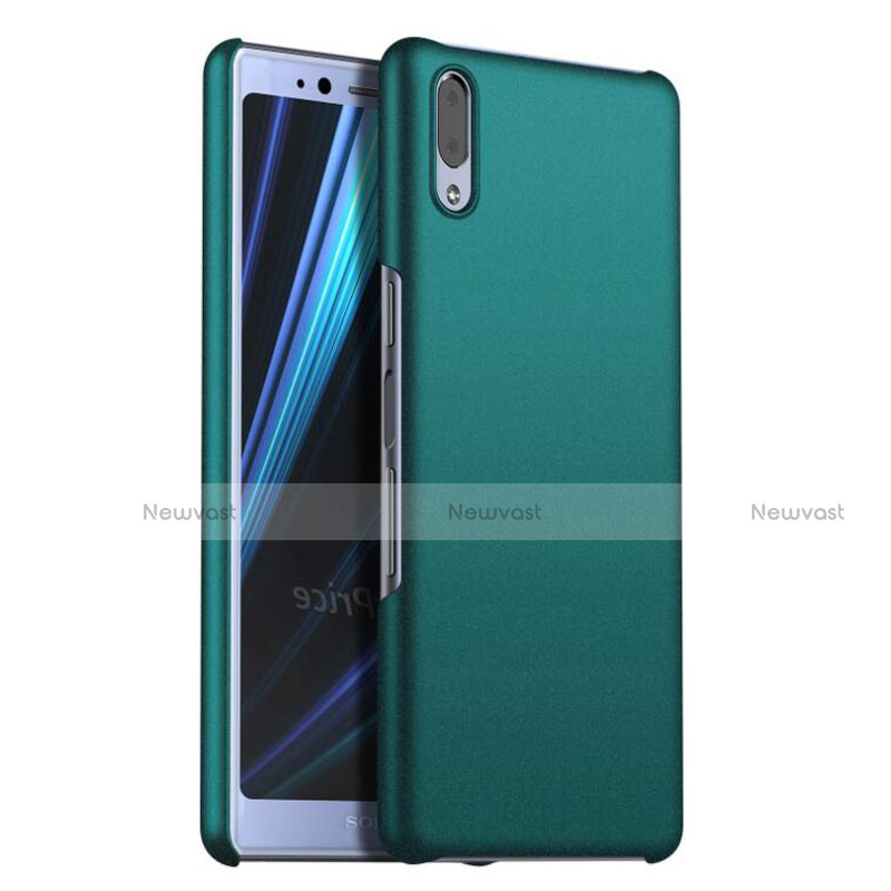 Hard Rigid Plastic Matte Finish Case Back Cover M02 for Sony Xperia L3 Green