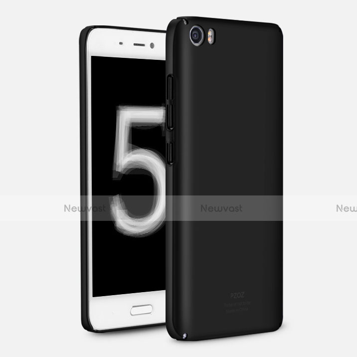 Hard Rigid Plastic Matte Finish Case Back Cover M02 for Xiaomi Mi 5 Black