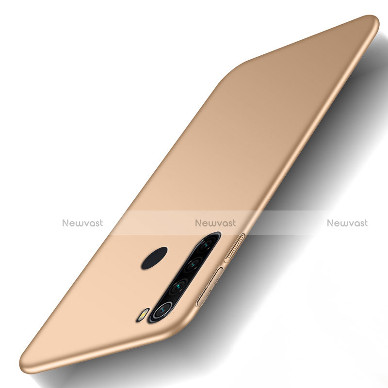 Hard Rigid Plastic Matte Finish Case Back Cover M02 for Xiaomi Redmi Note 8T Gold