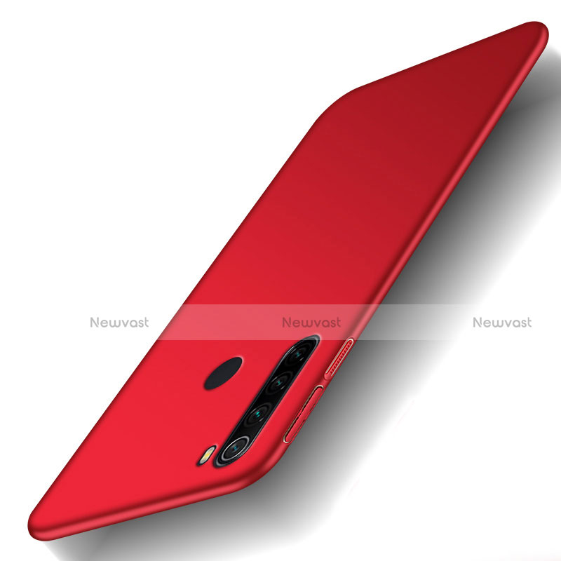 Hard Rigid Plastic Matte Finish Case Back Cover M02 for Xiaomi Redmi Note 8T Red